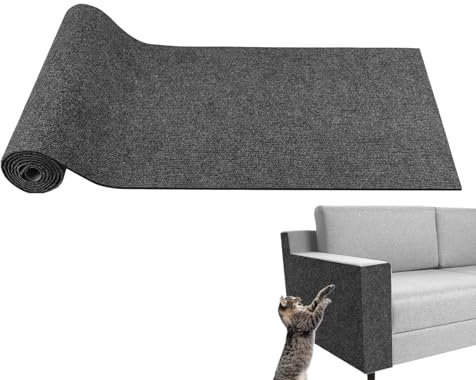Cat Scratcher Mat - Sturdy Cat Scratching Carpet Rug | Trimmable Cat Scratch Rug Pad for Floor and Furniture Protection | Climbing Cat Scratcher for Small to Medium Cats, Protects Carpets and Sofas
