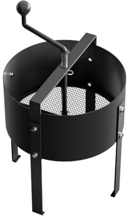 Milageto Outil de tamisage Rotatif du Sol, Cadre en métal, Tamis à Compost Multifonctionnel 22 x 16 Pouces pour Paysagiste, Jardin, rempotage, tamisage