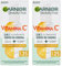 Garnier SkinActive 2-in-1-Serum aus Vitamin C Creme und Feuchtigkeitscreme SPF25, Anti-Flecken und Aufhellung, nicht fettend, geeignet für alle Hauttypen 50 ml (Packung mit 2)