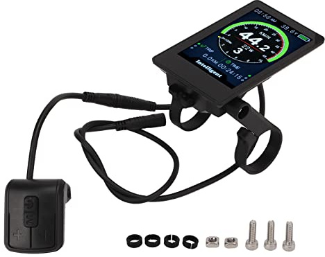 SPYMINNPOO Bikes Display -Messgerät, 860c Elektrikbikes Anzeigemesser Vollbildmessellicht Großbildschirme Ebikes Computer Display für Ebikes Conversion Kit