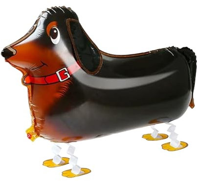 Ovanda Walking Tier Folienballon Hund, Hunde Geburtstag Deko, Luftballon Hund, Dackel Luftballon, Walking Hund Ballon, Hunde Thema Party Dekoration, Geburtstags Geschenk Kinderspielzeug