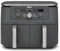 Ninja MAX Dual Zone Digital Air Fryer, 2 Drawers, 9.5L, 6-in-1, No Oil, Air Frying, Max Crisp, Frying, Baking, Warming, Drying, Non-stick, Baskets for Dishwasher, Gunmetal Grey DZ400EU