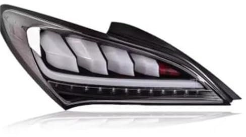XUXRHMEAN Für Hyundai Genesis Coupé 2009–2013 Rücklicht Mit Tagfahrlicht Und Projektorlinse Auto Rückleuchten(Weiß)