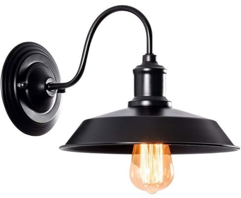 Luce murale esterna americana, illuminazione con applique del cortile retrò, lampada decorativa in stile industriale, lampada decorativa per la villa montata in campagna, per porta d'ingresso,