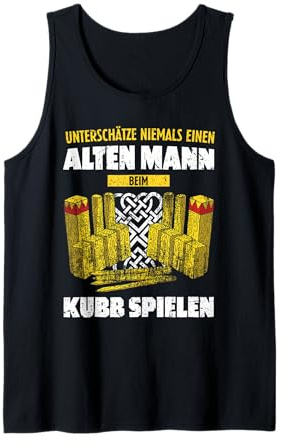 Wikingerschach Liebhaber Wikingerspiel Kubb Opa Tank Top