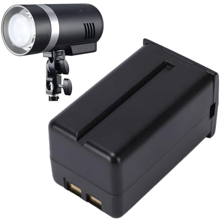 LICAEVEY Batterie de Remplacement pour Flash D'appareil Photo AD300 AD200 AD300Pro AD200Pro II, Batterie au Lithium 2900 MAh pour Flash de Studio Extérieur