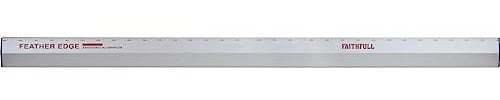 Faithfull FAIFE2 Aluminium Feather Edge/Straight Edge with Scale 2M (6ft7in)