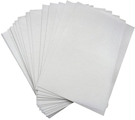 25 HOJAS PAPEL DE OBLEA UN GROSOR DE APPROX 0.4mm(PAPEL DE ARROZ) PARA TINTA COMESTIBLE Bramacartuchos, envío desde Madrid (25 Hojas)
