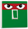 stika.co Ninja Turtles inspiriert Lichtschalter Deckel Sticker Aufkleber rot