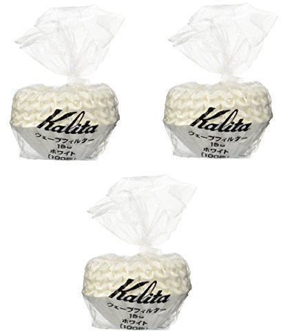 Lotto di 3x100 Filtri per il Caffè Americano Carta Naturale - Hario 03 - Importazioine dal Giappone