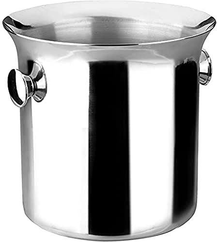LACOR 62321 ChampaGNerkühler, konisch, 18/10, 20 cm | Aus lebensmittelechtem Edelstahl gefertigt; hohe Korrosionsbeständigkeit und Haltbarkeit im täglichen Gebrauch