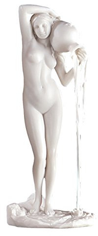 Design Toscano Die Quelle (1856) (La Sorgente), Figur aus kunstharzgebundenem Marmor