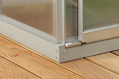 Vitavia Stahl-Fundament 1300, 6 cm für Gewächshäuser alu blank