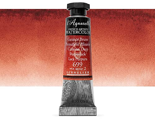 Sennelier Watercolour 10ml Tube S2 - Permanent Alizarin Crimson Deep (699)