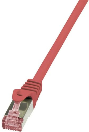 LogiLink PrimeLine - patch cable - 25 cm - red