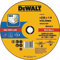 Dewalt DT43909-QZ Trennscheibe Edelstahl flach 230x1,9mm, Schwarz/Gelb