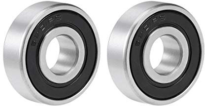 sourcing map 2 Stück 6201-2RS Rillenkugellager Doppelt Abgedichtet Kugellager 12x32x10mm