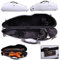 yinfente Custodia per violino 4/4 Full Size 1.9kg In Fibra di Carbonio Mezzo Rotondo Forma Viloin Bag Con Cinturino Combinazione Blocco E Accessori Borsa Bianco