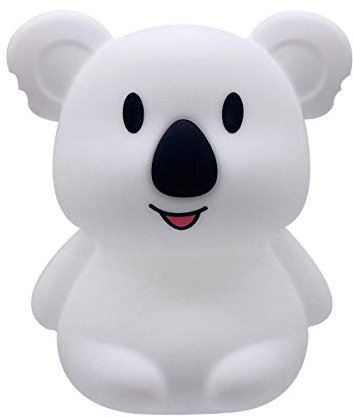 Tianhaixing Nachtlicht Kinder Mehrfarbig LED Baby Nachttischlampe wiederaufladbare Kinderzimmerlampe Tragbare Silikon Nachtlampe mit Fernbedienung/Touch-Steuerung/Lichtintensität Einstellbar (Koala)