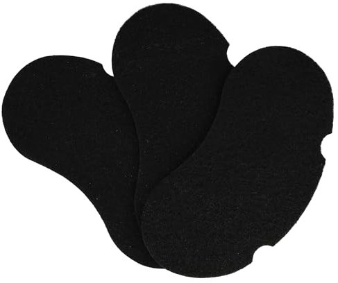 vhbw Set of 3 Replacement Anti-Odour Activated Carbon Filters Compatible with Tefal Simply Invents FF 1, FF1025, FR1031, INOX FF1026 Deep Fat Fryer