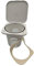 Glac Store® Contenitore Top Line porta Doccetta per Montaggio Orizzontale o Verticale Barche Imbarcazioni Universale 9,5 x 9,5 cm