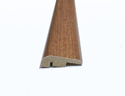 Solid Laminate/Wood Flooring MDF Threshold Strip End Edge 16 Modern Oak Colours (2.4m, Chicago Oak)
