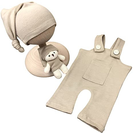 LICHENGTAI Costume da Fotografia per Neonato, Set di Accessori per Foto di Neonati, Neonato Fotografia del Bambino Prop, Abiti Fotografici per Neonati