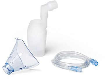 OMRON NEB6020 Remplacement du masque adulte | Kit de remplacement d’aérosol pour nébuliseur OMRON X101 and X102 Total | masque adulte, tube d’air | accessoire d’origine OMRON