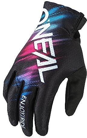 O'Neal | Fahrrad- & Motocross-Handschuhe | MX MTB FR Downhill | Passform, Luftdurchlässiges Material | Matrix Youth Glove Voltage V.24 | Erwachsene | Schwarz Multi | Größe M