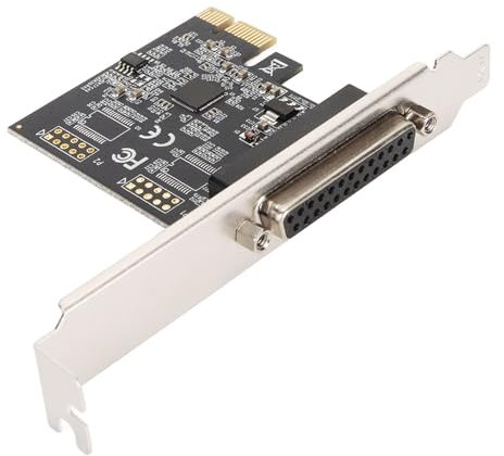 Septpenta 1-Port-PCI-Express-Parallelkarte, Serielle Parallele Erweiterungskarte, ASIX/AX99100-Chipsatz, Ieee 1284 DB25 Pcie Parallelkarte, ECP-Modus-Desktop-Erweiterungs LPT Controller für Drucker