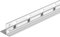 Balneo Duschleiste Edelstahl Zuschneidbar - Gefälleprofil Keil-Profil Duschleiste Edelstahl - Zuschneidbar für die Duschkabine - Leicht zu reinigen - Sicher - Rechts - 1,1x170x3 cm - Inox