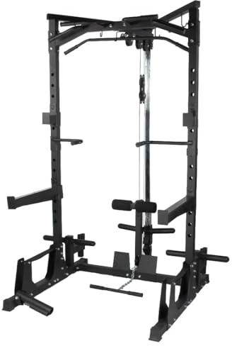 Half rack palestra con lat machine 25-50 mm