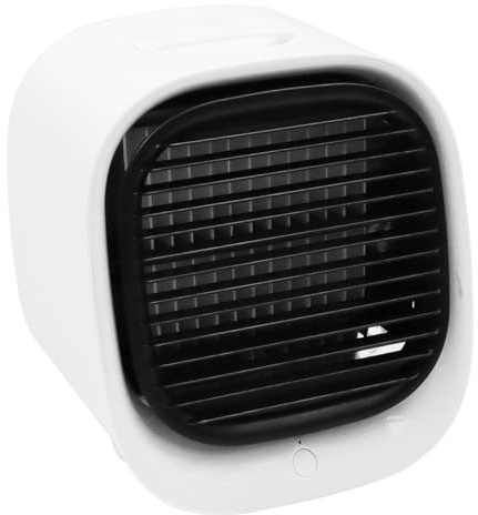 CENPEK Air Conditioning,Evaporative Air Cooler,Portable Air Conditioner Fan,Evaporative Mini Air Cooler with 3 Speeds,Personal Space Humidifier Desktop Cooling Fan (White)