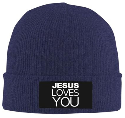56 Beanie Mütze Jesus Liebt Dich Strickmütze Bequeme Beanie Hut Weich Beanie Hat Für Alle Jahreszeiten Travel Fischen