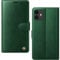 AIMOYU for iPhone 11 Case, Flip Wallet Leather Phone Case with [4 Card Slots] [Kickstand] [RFID Blocking] Magnetic Protective Shockproof Cover for iPhone 11 Phone Case - Green