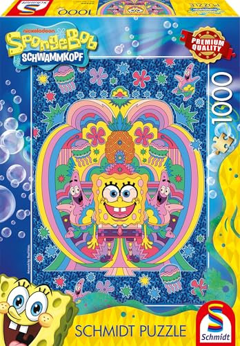 Schmidt Spiele 58588 Hommage an Spongebob, 1000 Teile Puzzle