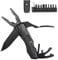 Foyscr 5 in 1 Multi Tool, Foldable Stainless Steel Pliers Set, Includes Oxford Storage Bag, Perfect for Camping Fishing Outdoor Adventures, Gift for Men
