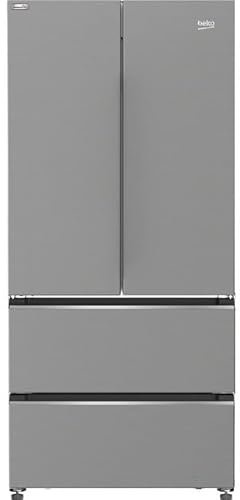 Beko HarvestFresh™ American Fridge Freezer - Stainless Steel - E Rated