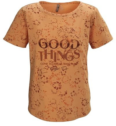 G.I.G.A. DX Damen GS 47 WMN TSHRT T Shirt Kurzarm, hellapricot, 44