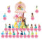 26 Stück Princess Cake Topper, Kuchen Deko, Happy Birthday Cake Topper, Tortendeko Geburstagstorte, Cupcake Toppers Kuchen Deko für Junge Mädchen Kinder Geburtstag Party Dekorationen
