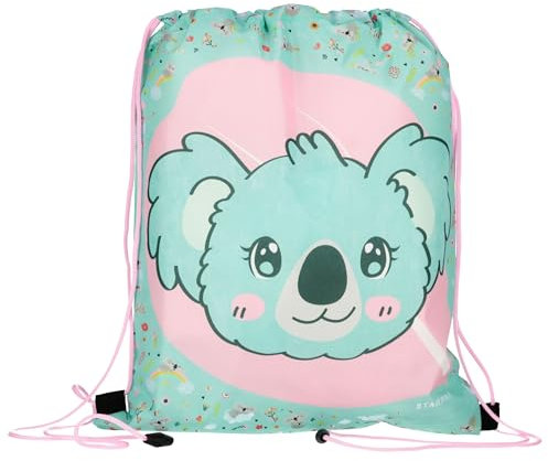 sarcia.eu KOALA Mädchenschuhtasche für den SPORTUNTERRICHT, Schulumhängetasche für Mädchen 32x38 cm Schule und Kindergarten Sportbeutel, Sportsack (Koala)