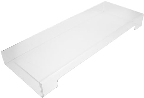 LIGIGWASH Transparenter Acryl Tastaturschutz Staubschutz Wasserfest Cover für PC Tastaturen Robust Klar Keyboard Zubehör für Büro Zuhause Schule