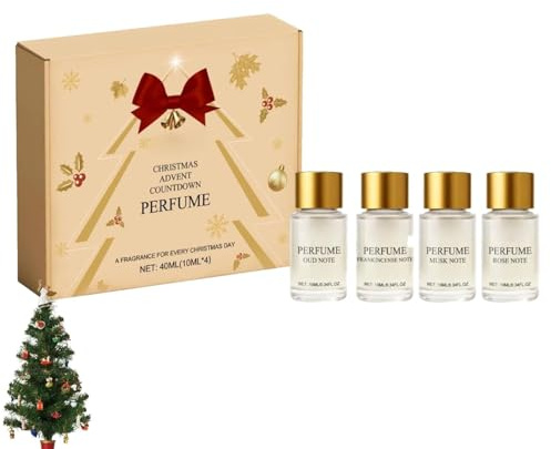 Mini Parfüm Adventskalender Damen, Adventskalender Parfüm Damen, Parfum Adventskalender 2025 Frauen, Verschiedenen Geschmacksrichtungen, Reiseparfüms Weihnachtskalender, Langanhaltender Duft