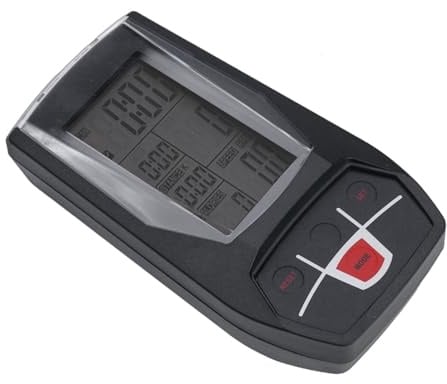 Bike Computer Plastic Exercise Bike Computer Speed Calorie Distance Monitor Black