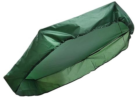 Sandkastenabdeckung aus Oxfordstoff Grün mit Kordelzug | 1 Stück, Sechseckig 140x110cm, für Outdoor Spielzeug, Staubdicht und Sicher Sitzend