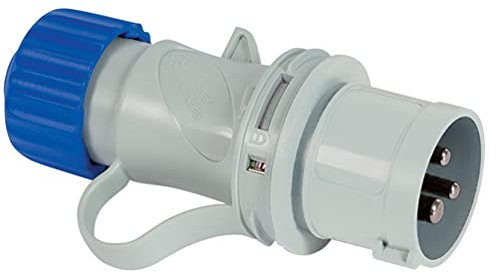Clavija/Enchufe Industrial Monofasico 16 A. / 220 V.