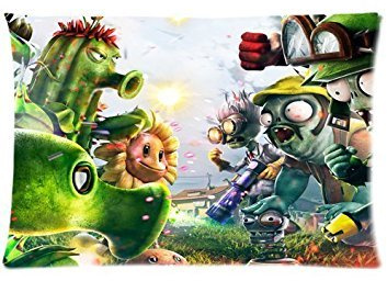 Plants vs Zombies Garden Warfare Custom Zippered Pillow Cases 20x30(Twin sides)