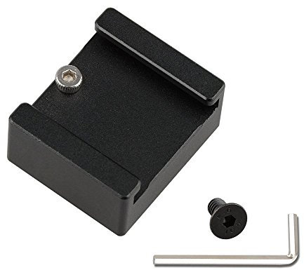 CAMVATE Cold Shoe Mount mit 1/4-20 Gewinde Loch für DJI Osmo Handheld 4 K-Kamera und 3-Achsen