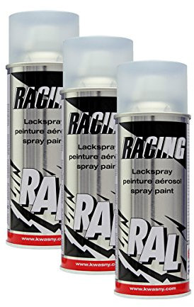 3X KWASNY 288 123 Auto-K Racing Lackspray Klarlack matt 400ml