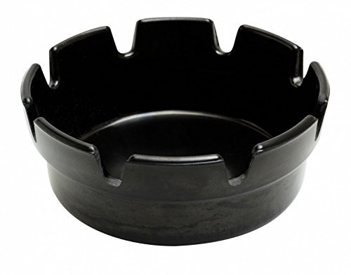 Melamine Ashtray Black Cigarette Pub Plastic Ashtray Outdoor Garden Ashtray PK 10